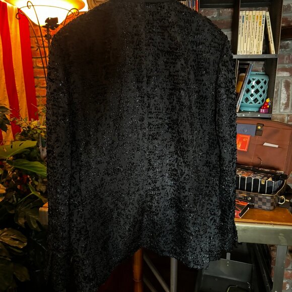 *RARE* JOHN VARATOS Shawl-Collar Embellished Hook Blazer SZ. 52 - Picture 12 of 13